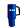 Bills 40 oz. Stainless Steel Travel Tumbler In Blue - Side View 2