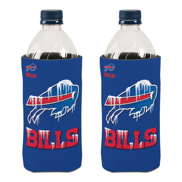 Bills Frozen Primary Logo Can Cooler In Blue - Front View