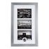 Highland Mint Buffalo Bills History Panoramic Silver Coin Photo In Silver, Black & White - Front View