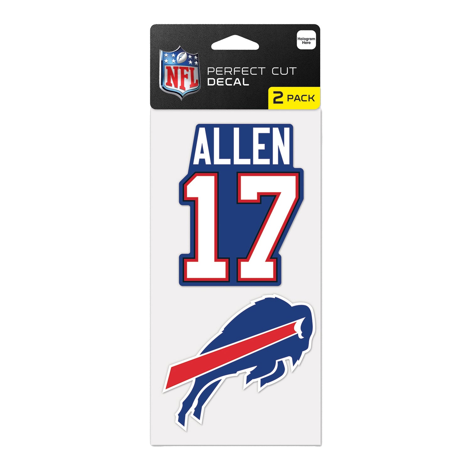 Bills Josh Allen 2-Pack Die Cut Decal In Blue