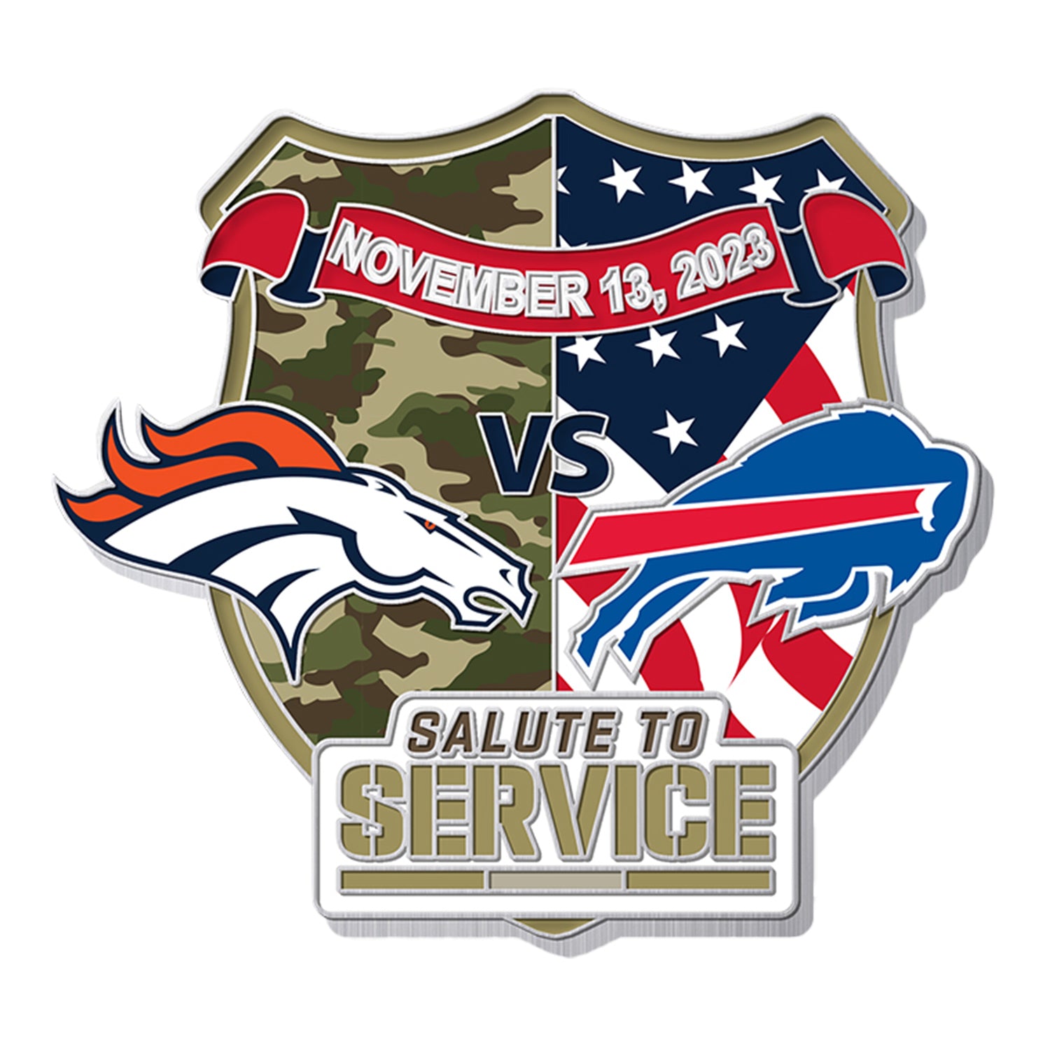 Denver Broncos 2023 Salute To Service Legend Performance Shirt