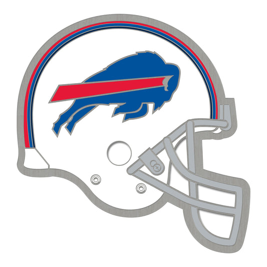 Buffalo Bills White Helmet Hatpin In White - Front View