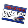 Buffalo Bills Nametag Hatpin