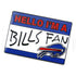 Buffalo Bills Nametag Hatpin In Blue, White, Black & Red - Front View