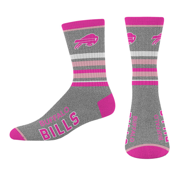 Ladies Bills For Bare Feet Pink Marbled Socks In Grey & Pink