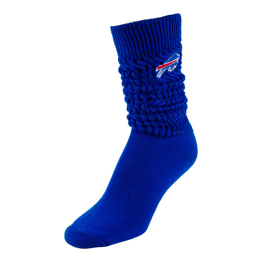 Ladies Buffalo Bills Mello Slouch Socks - Front View