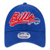 Bills New Era Cheer Ladies 9FORTY Hat In Blue - Front View