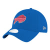 Bills New Era Metallic Ladies 9TWENTY Hat In Blue - Front Left View