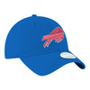 Bills New Era Metallic Ladies 9TWENTY Hat In Blue - Front Right View