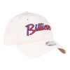 Ladies Bills New Era 9TWENTY Billieve Adjustable Hat In White - Front Right View