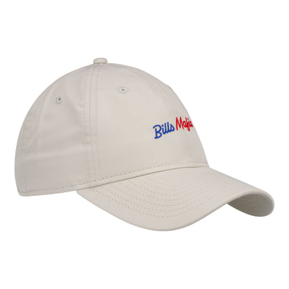 Bills New Era Women's 9TWENTY Bills Mafia Stitch Hat In White - Front Right View