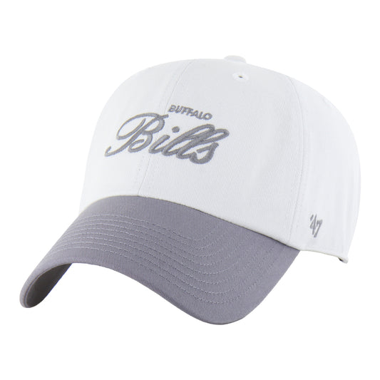 Ladies '47 Brand Bills Foundational Clean Up Hat - Grey - Angled Left Side View