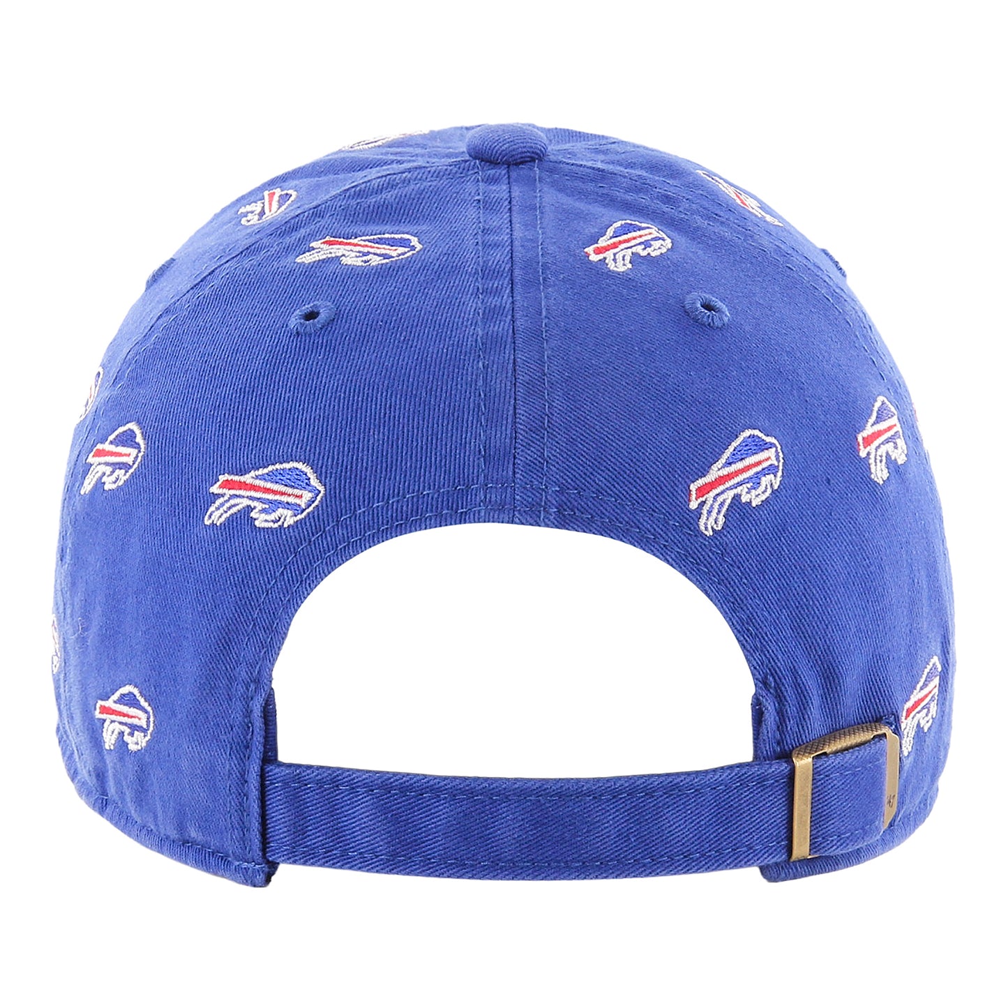 Ladies Buffalo Bills '47 Brand Confetti Clean Up Hat In Blue - Back View