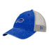 New Era Bills Micro Logo 9TWENTY Trucker Adjustable Hat In Blue & White - Angled Left Side View
