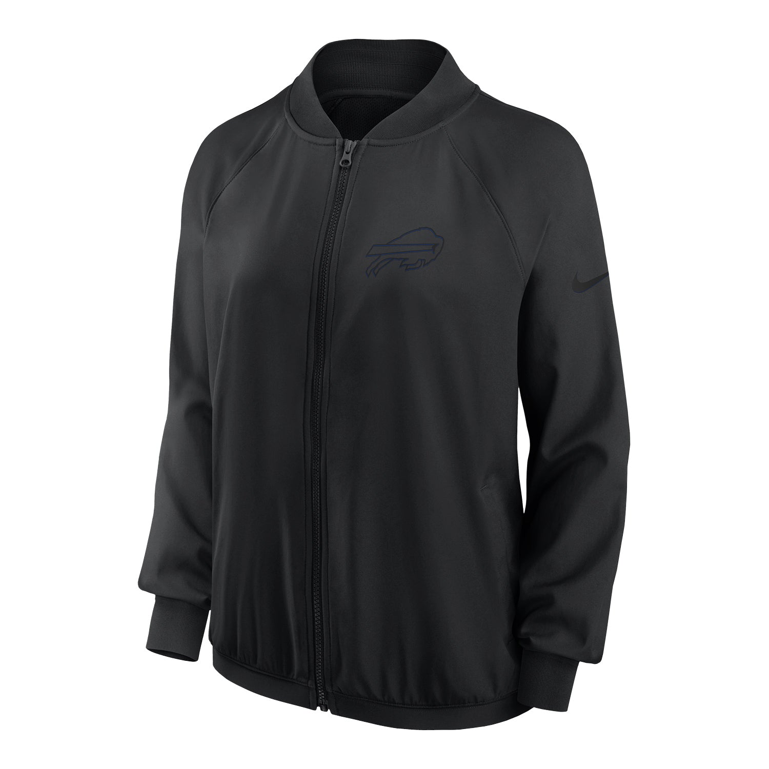 Buffalo Bills Nike Ladies Jacket In Black - Front View