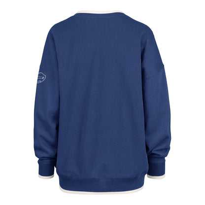 Buffalo Bills Clubhouse Daze Eighties '47 Brand Women's Pullover In Blue - Back View