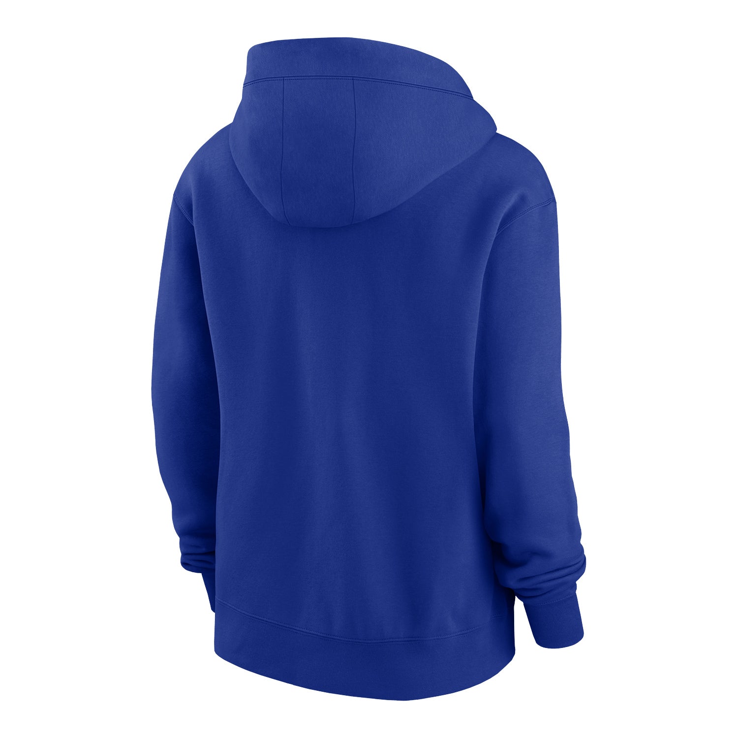 Ladies Buffalo Bills Nike Phoenix Rewind Full Zip Hoodie In Blue - Back View