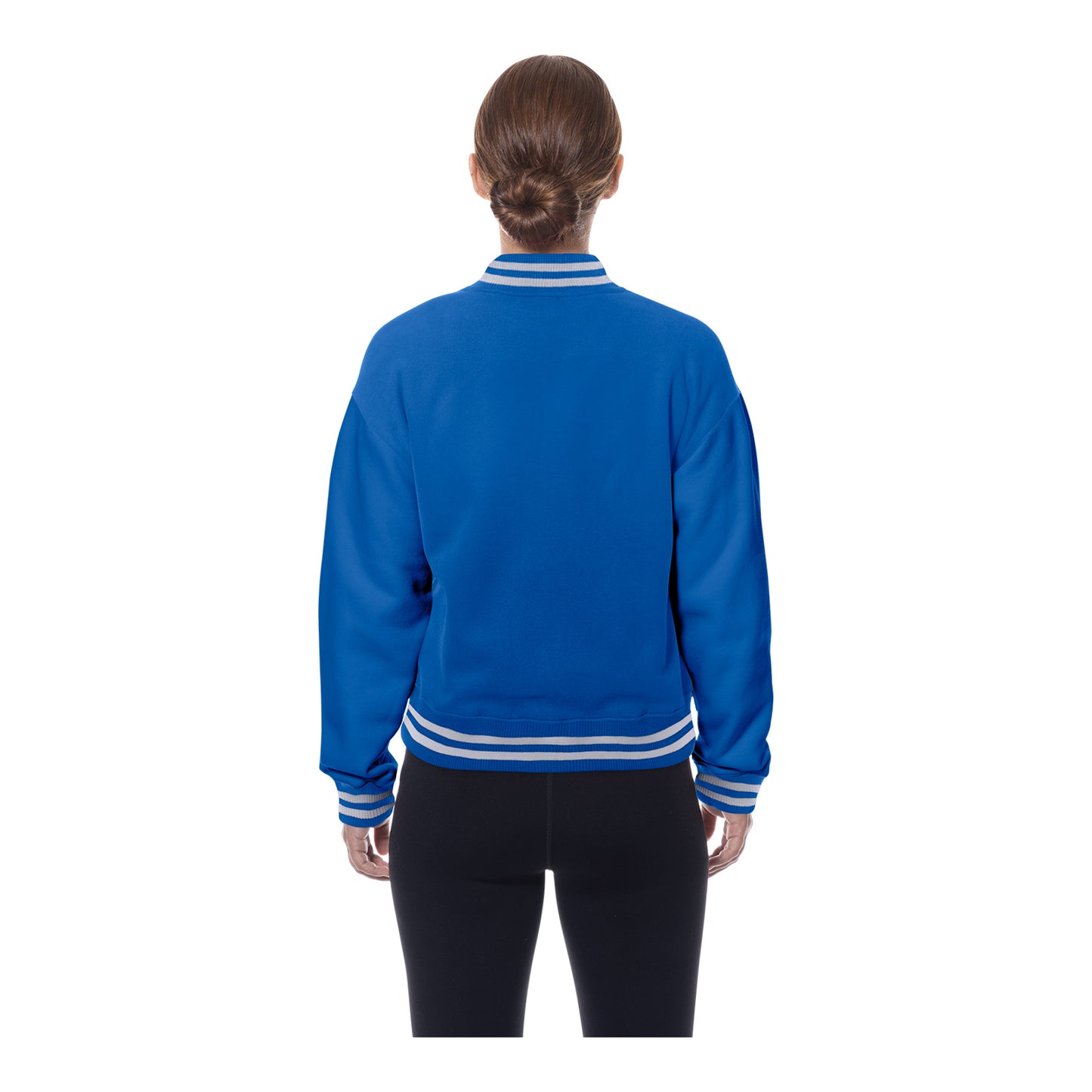 Ladies Buffalo Bills Primary Logo Buttondown Jacket - Back View
