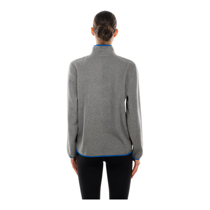 Ladies Buffalo Bills Script Full Zip Jacket In Grey - Back View