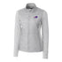 Ladies Cutter & Back Stealth Quilted Windbreaker Jacket In Grey - Front View