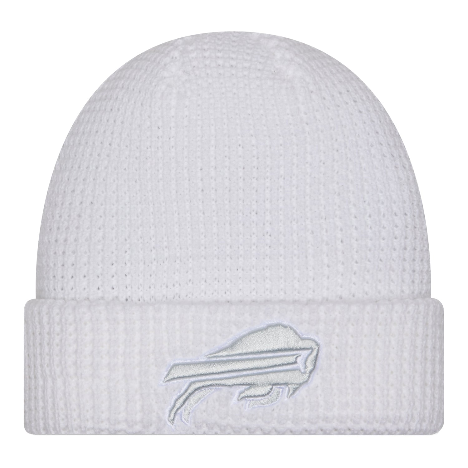 Ladies Buffalo Bills New Era Primary Team Tone Knit In Grey - Front View