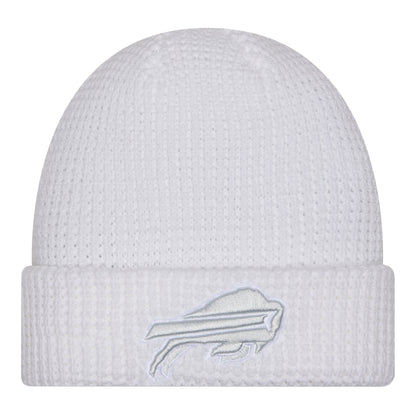 Ladies Buffalo Bills New Era Primary Team Tone Knit In Grey - Front View