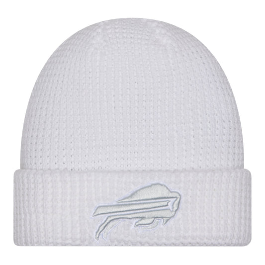 Ladies Buffalo Bills New Era Primary Team Tone Knit In Grey - Front View