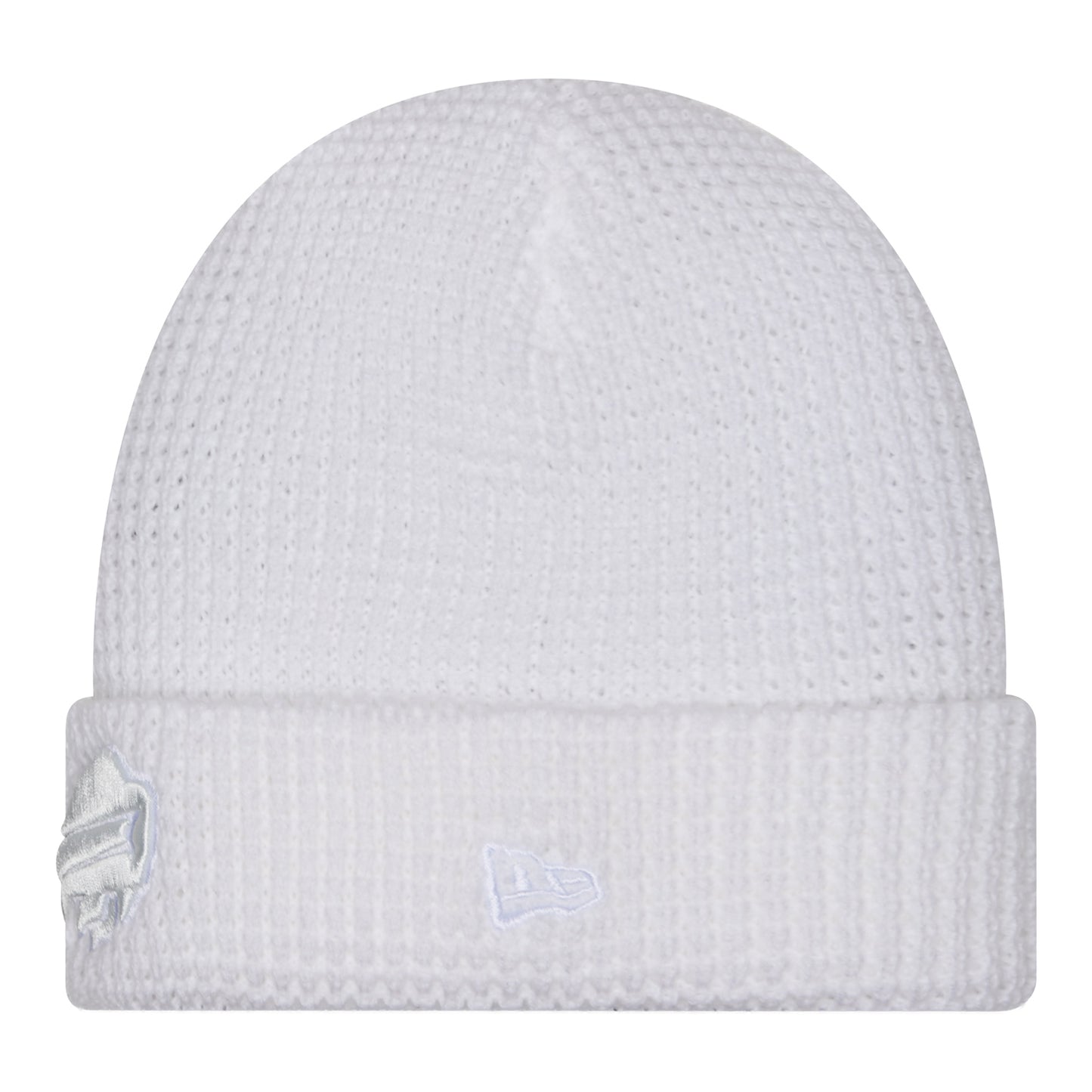Ladies Buffalo Bills New Era Primary Team Tone Knit In Grey - Side View