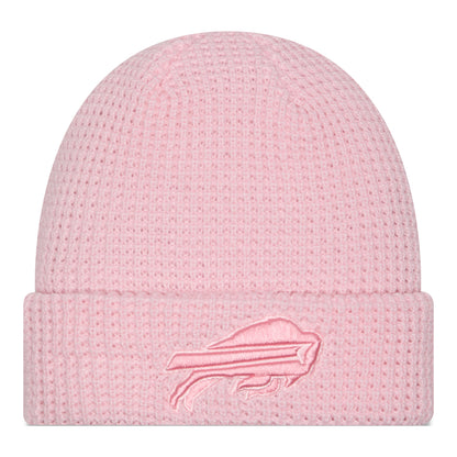 Ladies Buffalo Bills New Era Pink Team Tone Knit - Front View