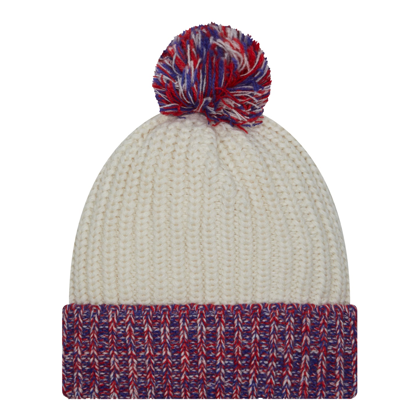 Bills New Era Fresh Ladies Knit Hat In Tan - Back View