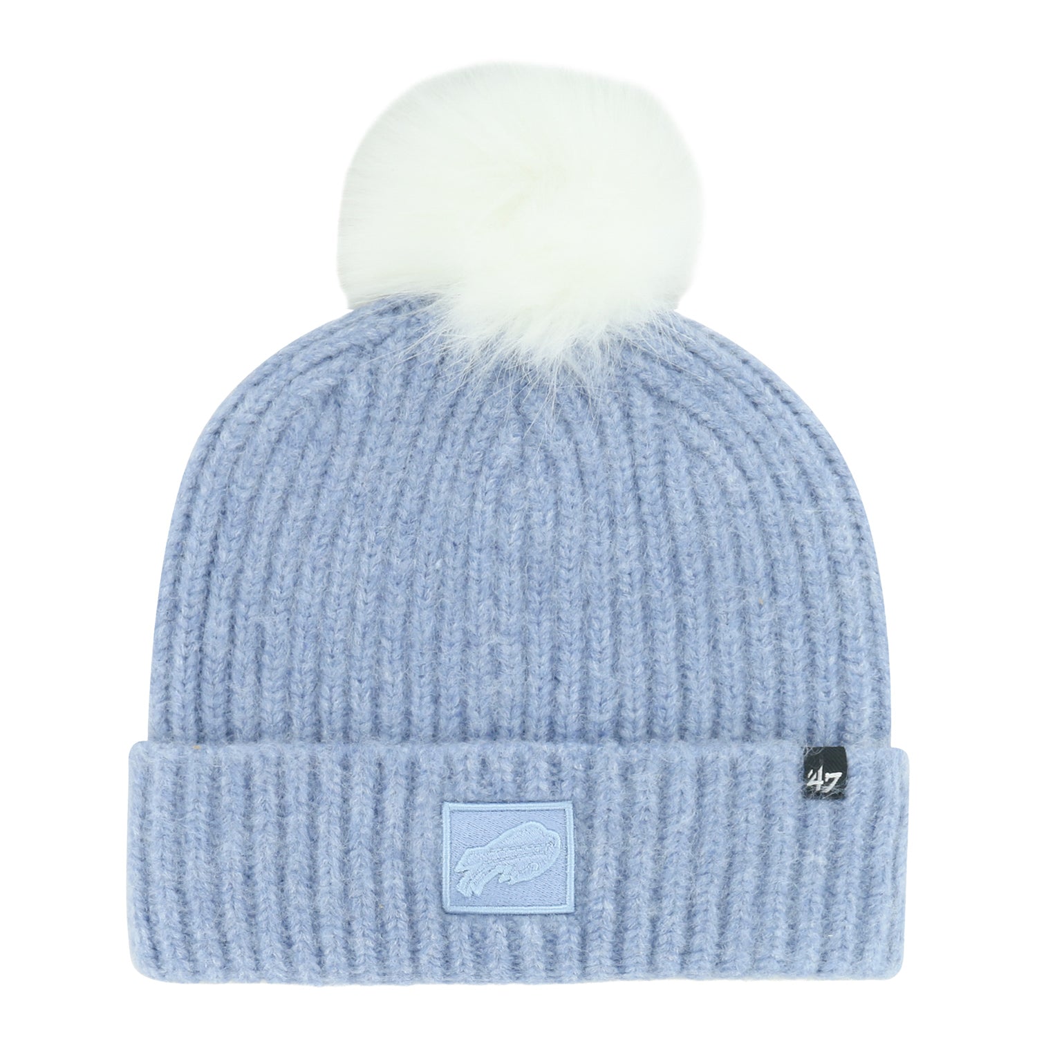 Ladies Buffalo Bills Mellow Cuff Knit In Blue - Front View