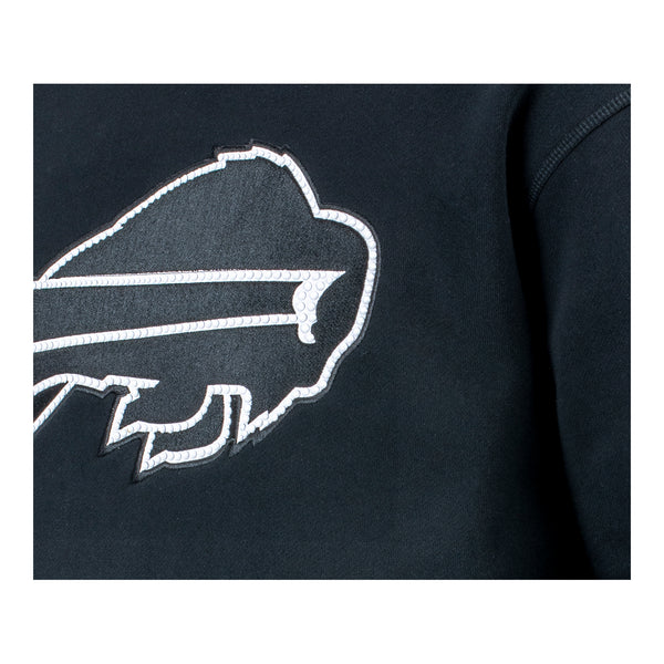 Wild Collective Ladies Buffalo Bills Pearl Stud Crewneck In Black - Zoom View On Front Detail
