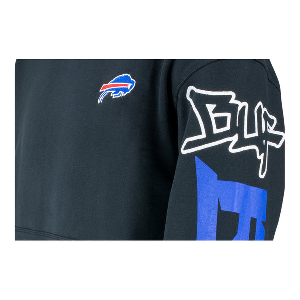 Wild Collective Buffalo Bills Unisex All Over Logo Sweatshirt In Black - Zoom View On Front Left Graphics