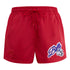 Ladies Bills Pro Standard Woven Shorts In Red - Front View