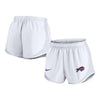Buffalo Bills Women's Nike Tempo Shorts In White - Front & Back View