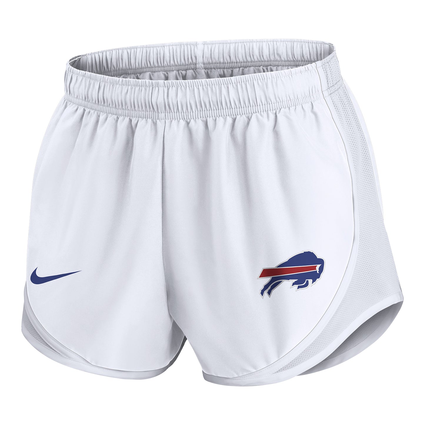 Buffalo Bills Women's Nike Tempo Shorts In White - Front View