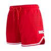 Buffalo Bills Pro Standard Ladies Shorts In Red - Front Left View