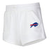 Ladies Bills Lounge Shorts In White - Front View
