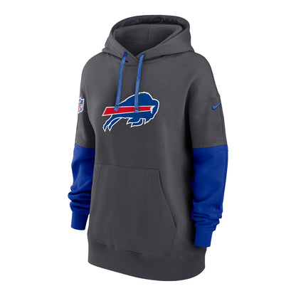 Buffalo Bills Nike Ladies Sweatshirt In Grey  - Front View