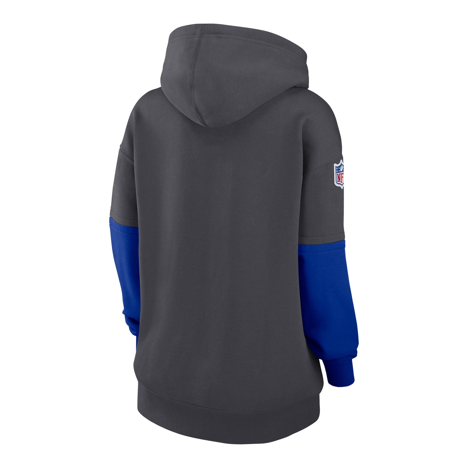 Buffalo Bills Nike Ladies Sweatshirt In Grey  - Back View