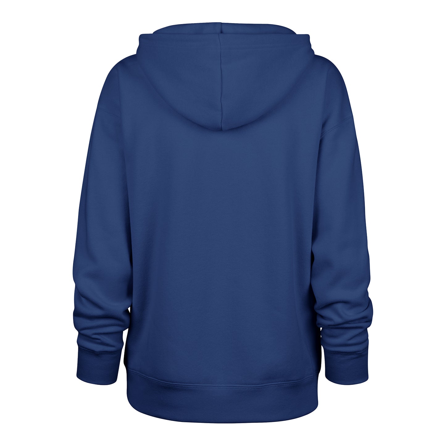 Ladies Buffalo Bills '47 Brand "Destiny Is Calling" Headline Hoodie In Blue - Back View