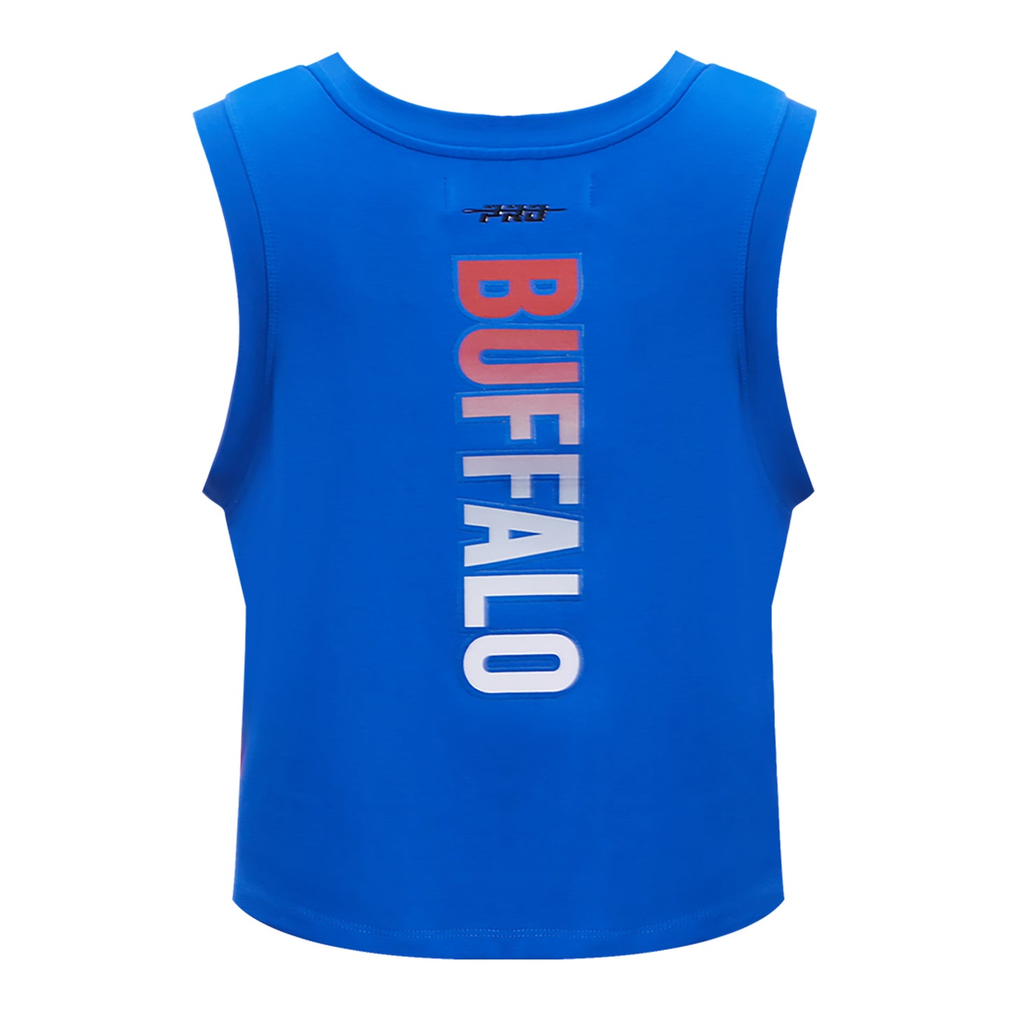 Ladies Bills Pro Standard Ombre Boxy Tank Top In Blue - Back View