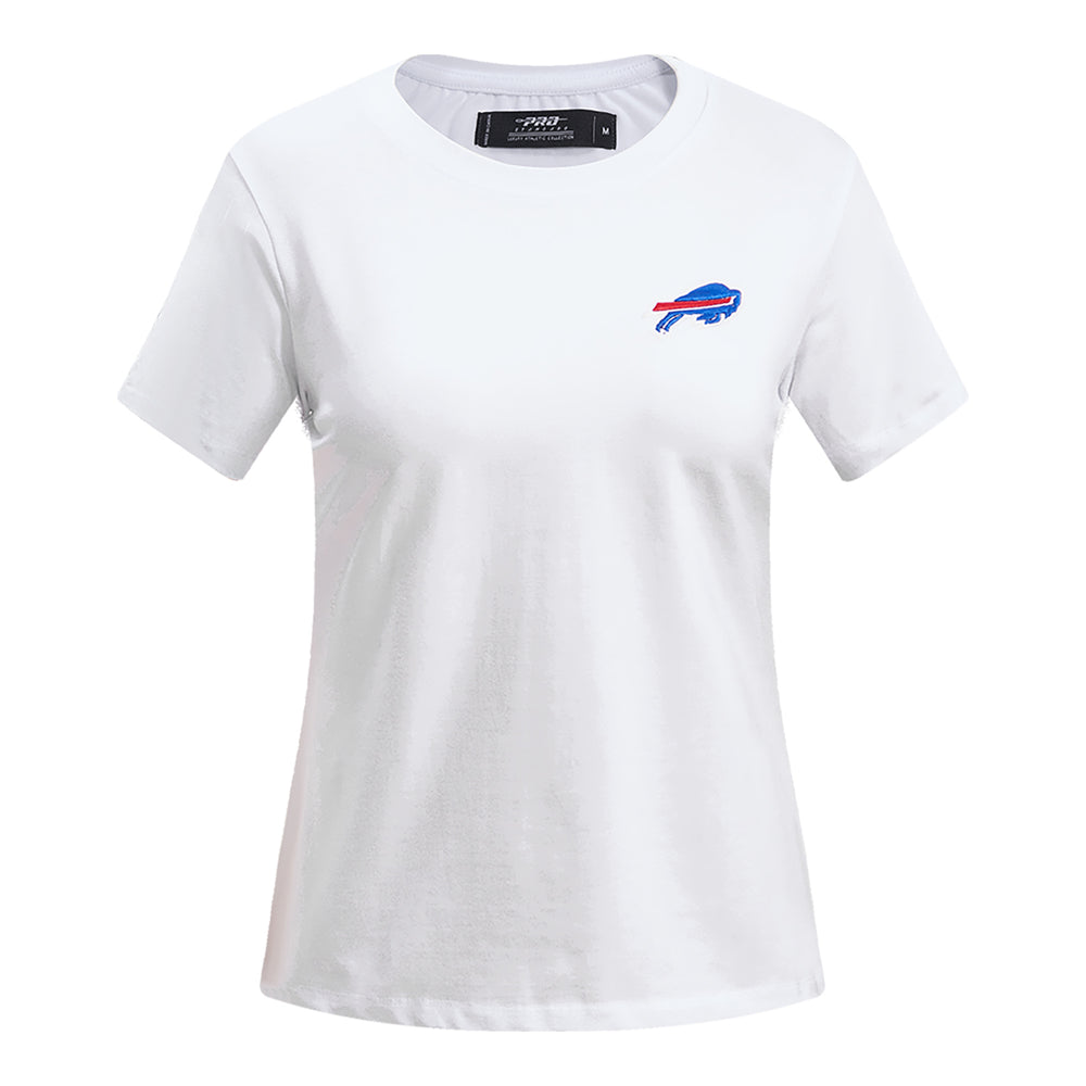 Buffalo Bills on an abraded steel texture Women's T-Shirt by Movie