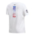 Ladies Bills Pro Standard Ombre Slim Fit T-Shirt In White - Back Side View