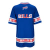 Icer Ladies Buffalo Bills Time to Shine Sequin Jersey In Blue - Back View