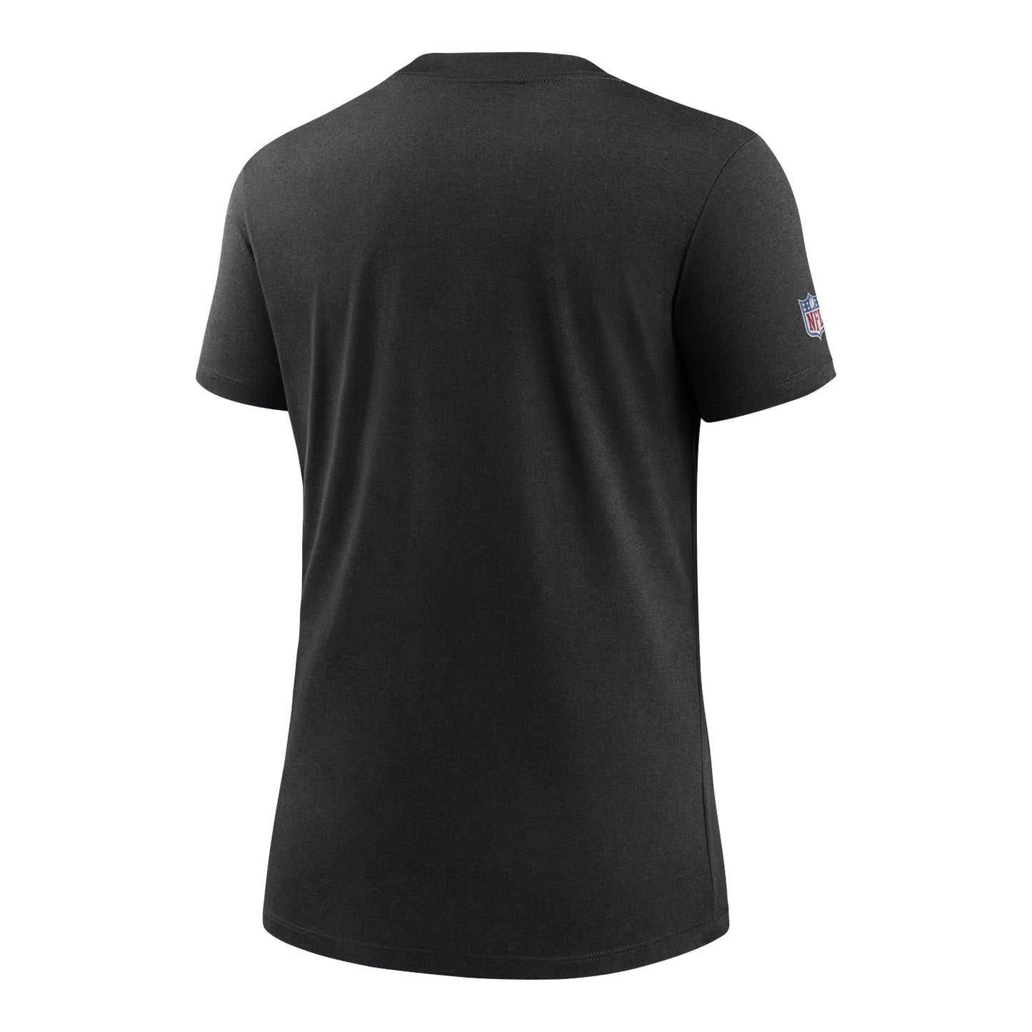 Buffalo Bills Nike Ladies Crucial Catch T-Shirt In Black - Back View