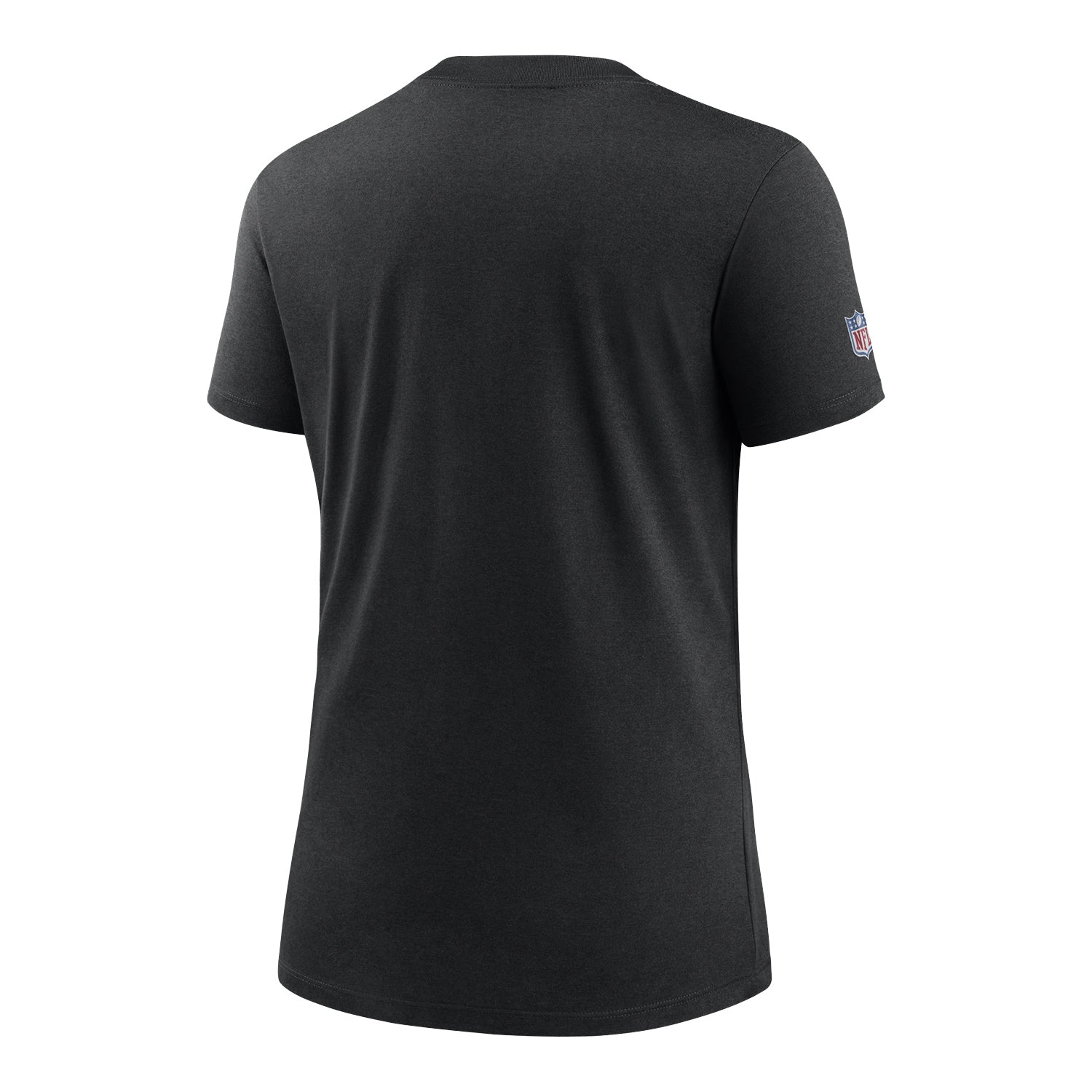 Buffalo Bills Nike Ladies Crucial Catch T-Shirt In Black - Back View