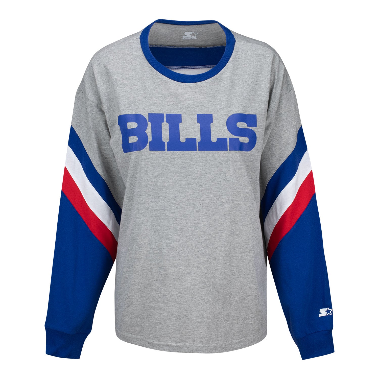 Buffalo Bills Ladies Long Sleeve Triple Script Top The Bills Store