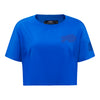 Ladies Buffalo Bills Pro Standard Triple Royal Boxy T-Shirt In Blue - Front View