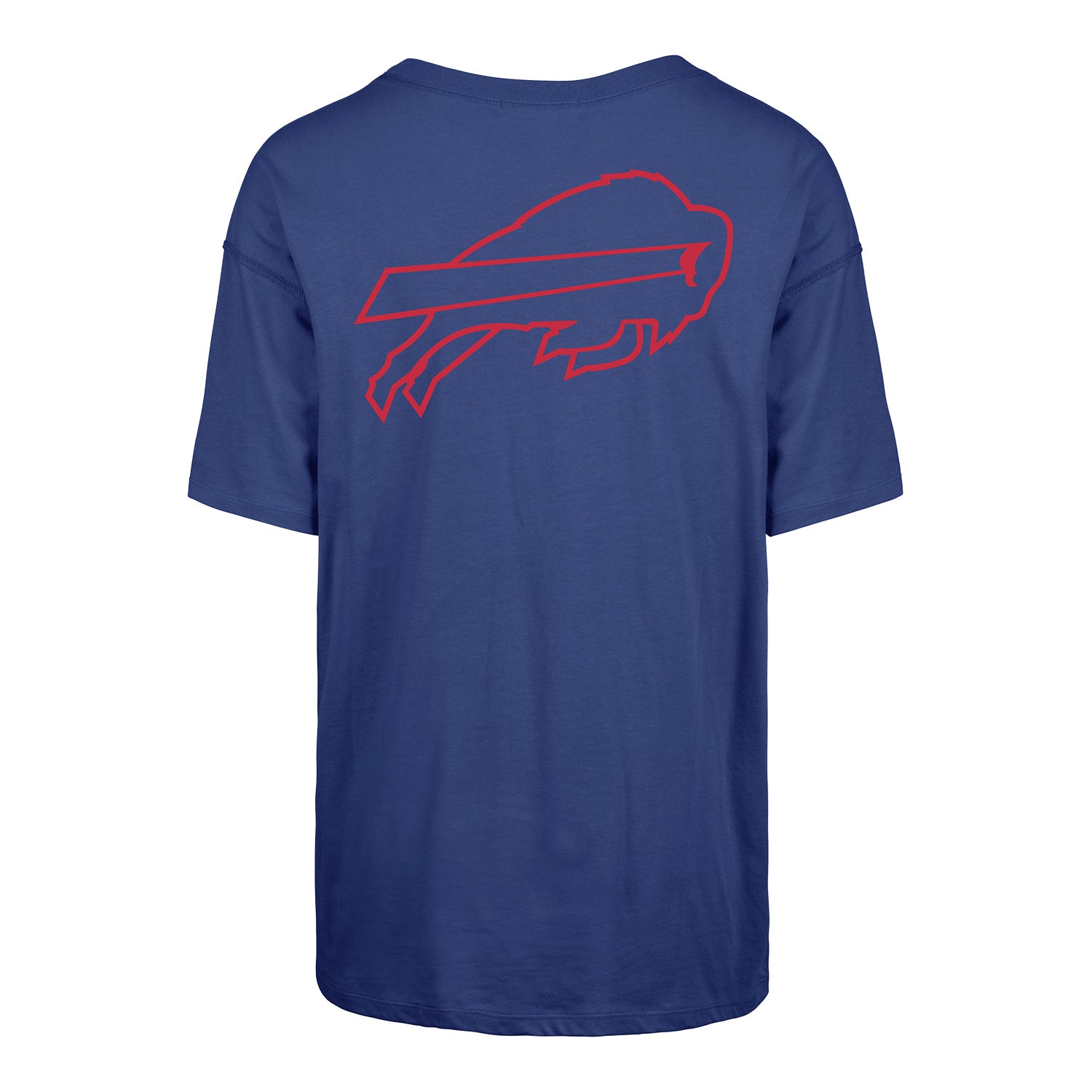 Ladies Buffalo Bills '47 Brand Sadie Bills Mafia T-Shirt In Blue - Back View